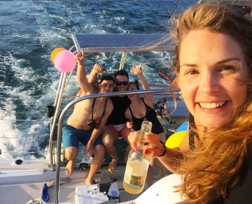 Birthday Party Cruise on Rockfish Catamarans