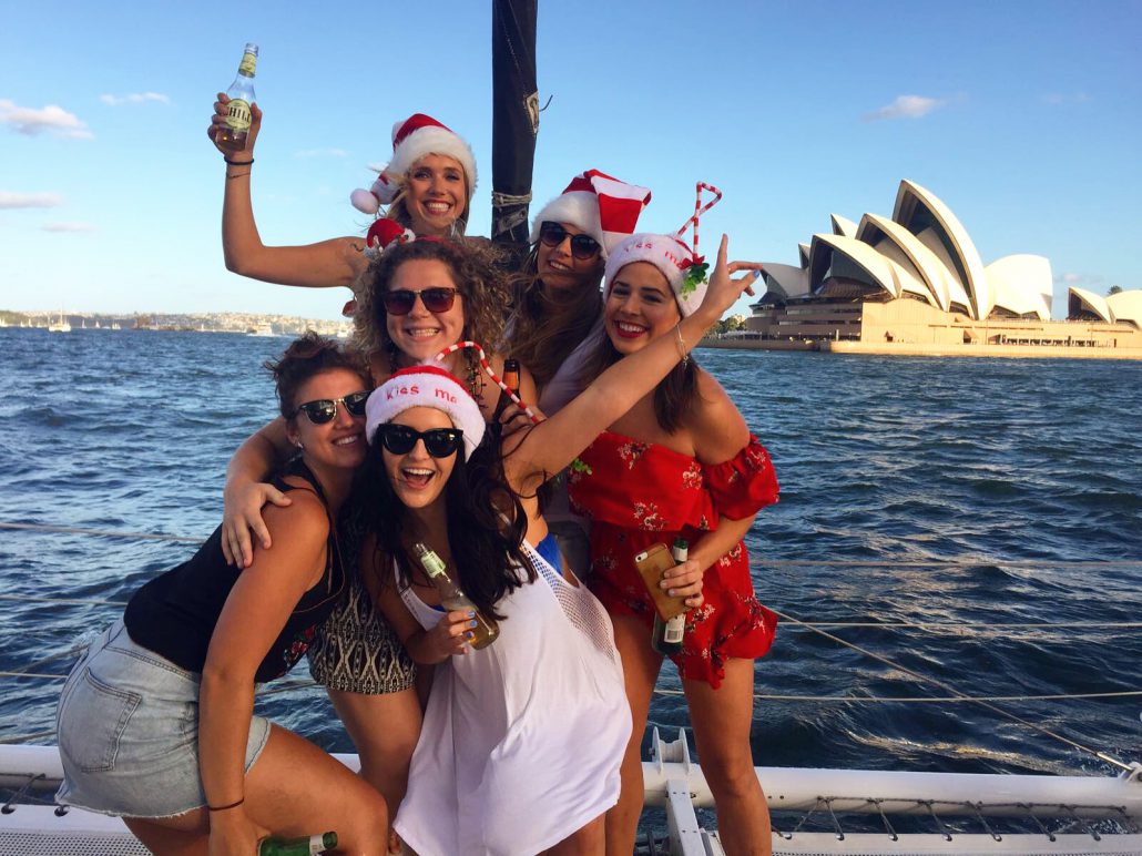 boat cruise sydney harbour christmas party
