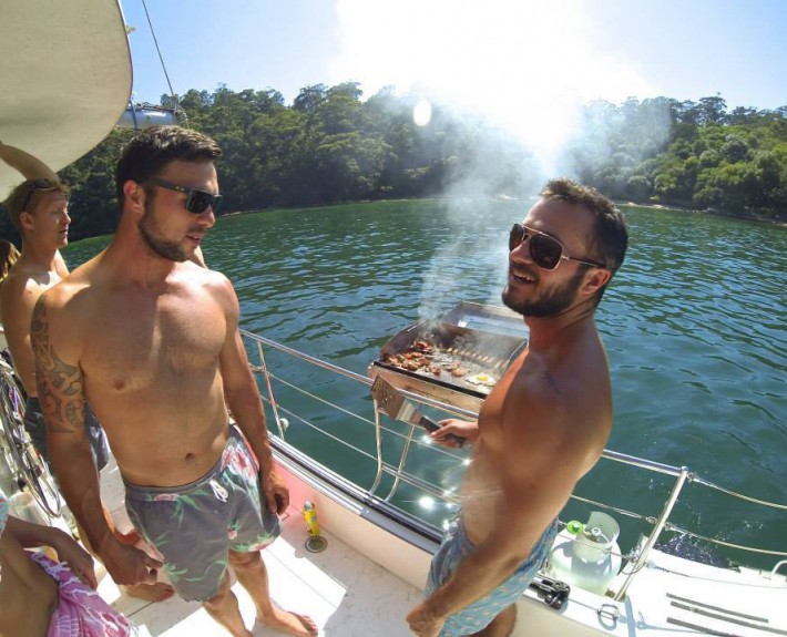 The Rockfish Crew take the boat out