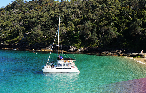 Hire a catamaran for your Sydney Harbour cruise