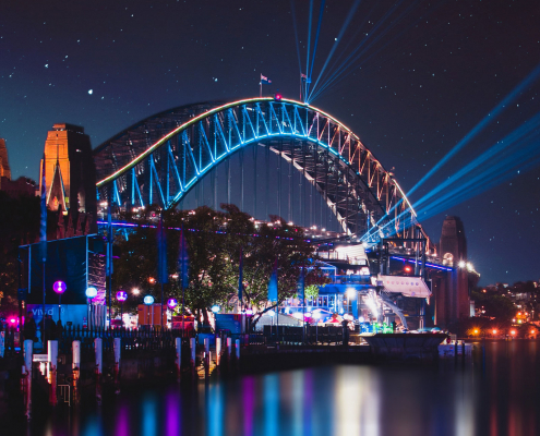 Sydney Harbour Catamaran Charters Vivid Party Hire