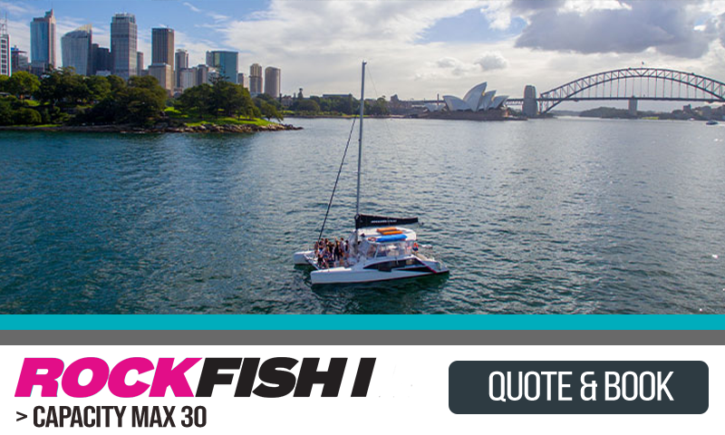 Rockfish Catamaran Hire Sydney Harbour 1